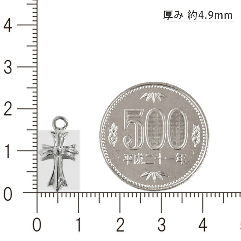 【お電話にてお問合せください！】Pt950 地金シンプルクロス15 プラチナ  ペンダント トップ クロス 十字架 無垢 チャーム PT950 メンズ ピアスチャーム