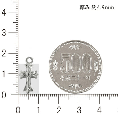 【お電話にてお問合せください！】Pt950 地金シンプルクロス15 プラチナ  ペンダント トップ クロス 十字架 無垢 チャーム PT950 メンズ ピアスチャーム