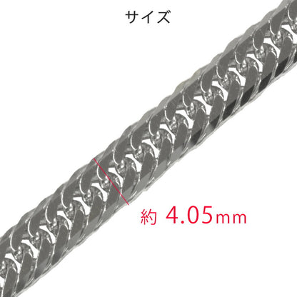 【お電話にてお問合せください！】Pt850 4.05mm幅 喜平 8面トリプル 30g 50cm プラチナ ネックレスチェーン 中折れ金具 造幣局検定刻印入 喜平ネックレス